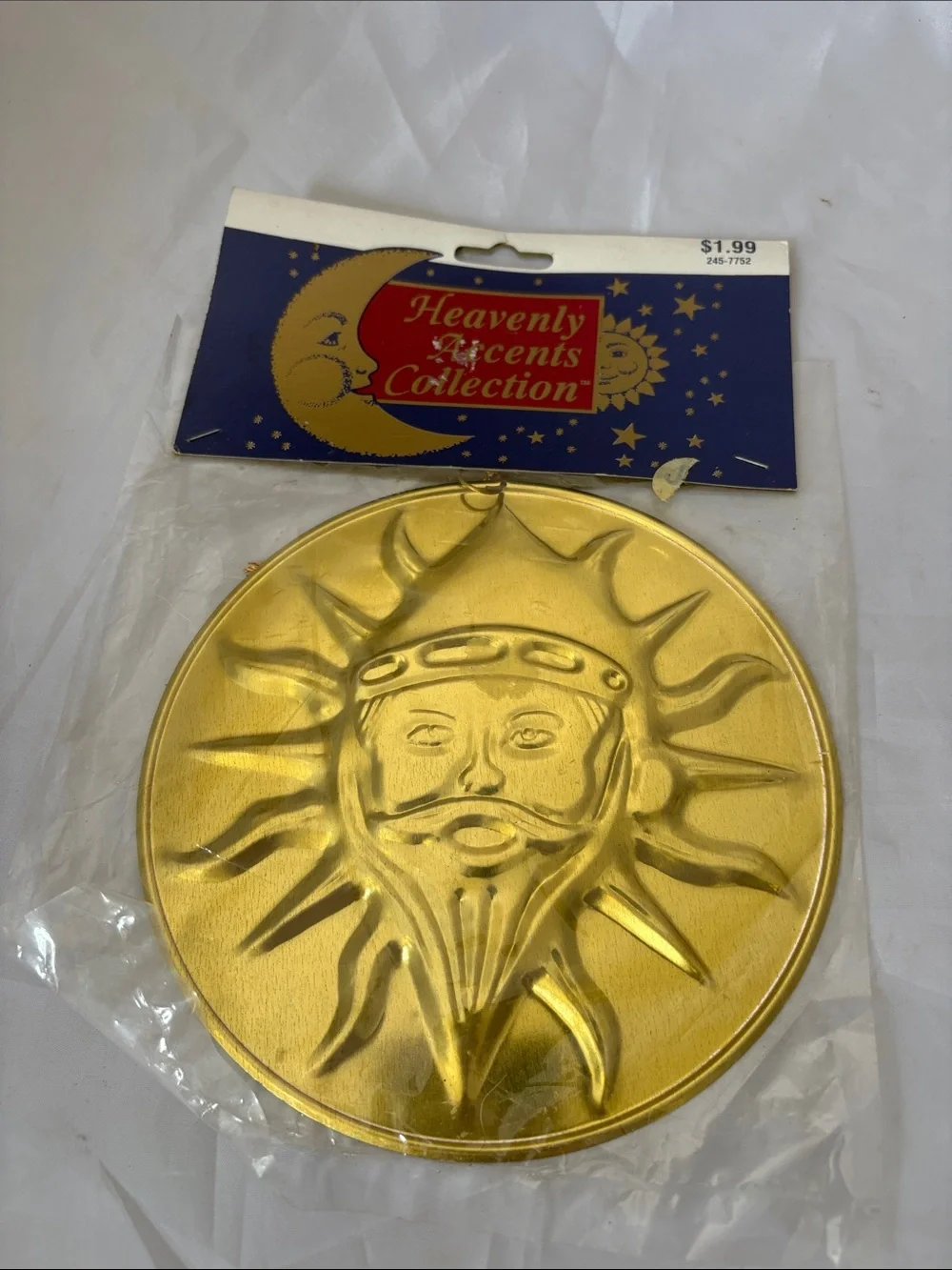 Gold Sun Ornament - Holiday Home Decor
